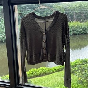 Abercrombie & Fitch Green Cardigan